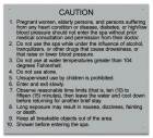 Kentucky Spa Rules Caution Sign