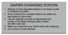 MAHC Diaper-Changing Station Signage