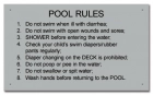 MAHC Pool Hygiene Rules Sign