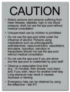 New York City Spa Rules Sign