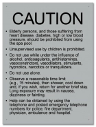New York Spa Rules Sign