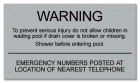 North Carolina Wading Pool Rules Sign