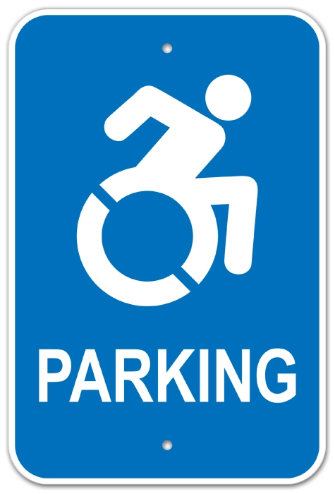 Parking Sign w/Dynamic Symbol