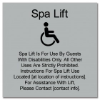 Spa Lift Rules w/ISA Symbol