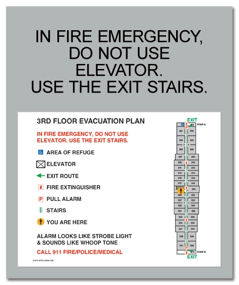 Standard Elevator Evacuation Plans - NYC Compliant