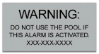 Utah Alarm Warning Sign