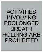 Wisconsin Breath Holding Pool Sign