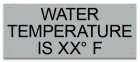 Wisconsin Water Temperature Pool Sign
