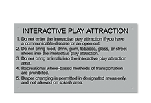 Pool/Spa Signs