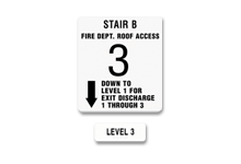 Stairway ID Signs