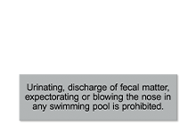 Pool/Spa Signs