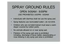 Pool/Spa Signs