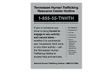 Human Trafficking Signs