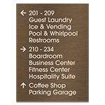 12-Line Directional Sign