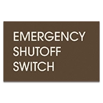 Emergency Shutoff Switch Sign - Exterior