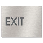"Exit" Egress Sign - CA Compliant