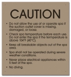ISPSC Spa Rules Sign