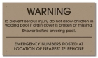 North Carolina Wading Pool Rules Sign