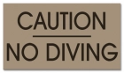 Ontario Canada No Diving Sign