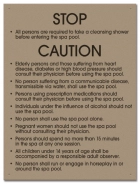 Oregon Spa Rules Sign