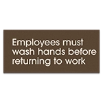 Wash Hands Sign