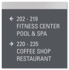 6-Line Directional Sign