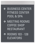 8-Line Directional Sign