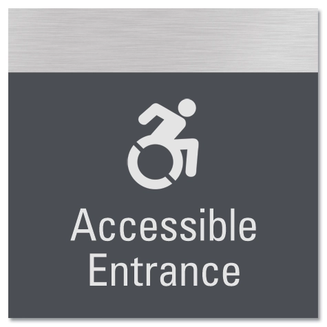 Accessible Entrance Sign w/Dynamic ISA