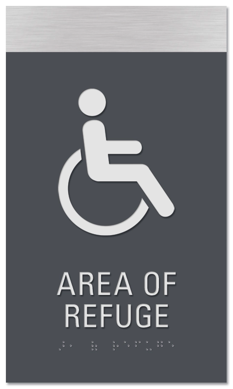 Area of Refuge Sign - ISA Symbol