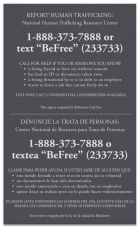 Baltimore, MD Large Human Trafficking Sign - Celtec