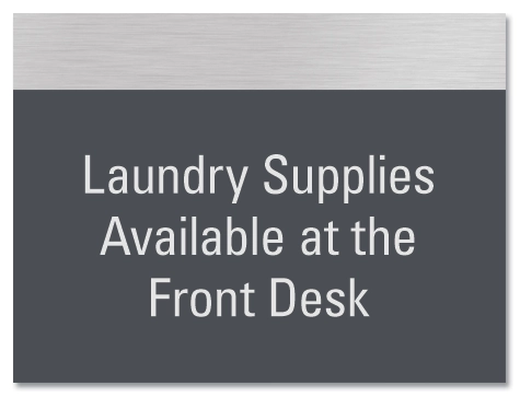 Laundry Supplies Sign