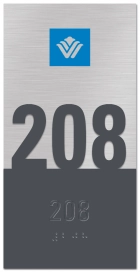 Room Number Sign - Wyndham
