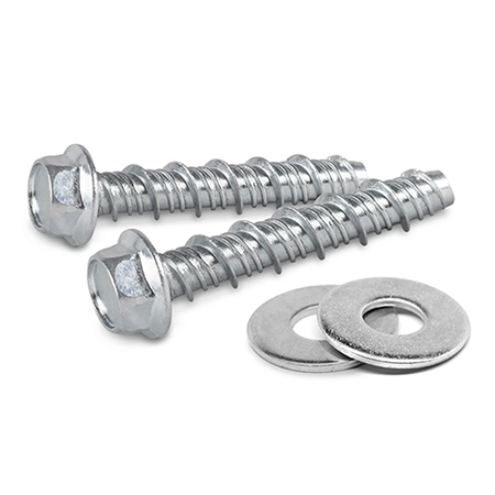Set of (2) Tapcon Concrete Screws for mounting to concrete or brick walls