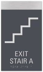 Stairway Exit Sign - DC Compliant