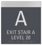 Stairway ID Sign - NYC Compliant