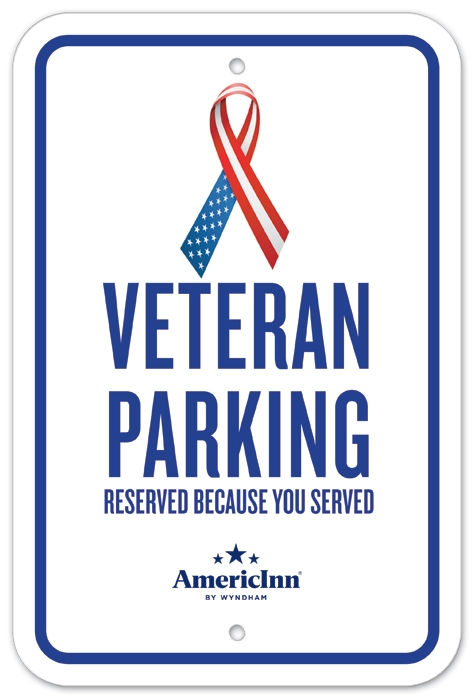 Veteran Parking Sign - AmericInn