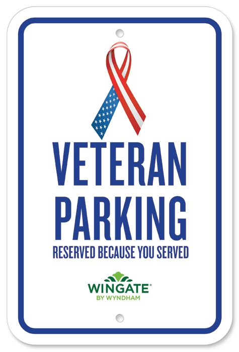 Veteran Parking Sign - Wingate