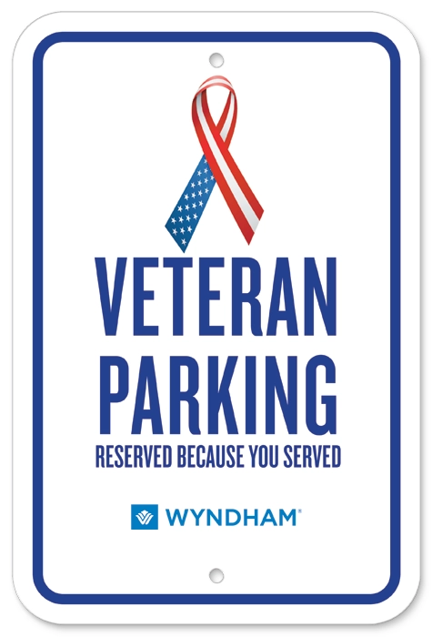 Veteran Parking Sign - Wyndham