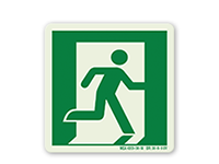 Green Running Man Signs