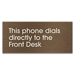 3-Line Informational Sign