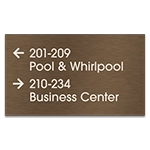 4-Line Directional Sign