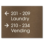 4-Line Directional Sign