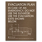 Elevator Evacuation Map (Evacuation Exits)
