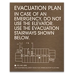 Elevator Evacuation Map (Evacuation Stairways)