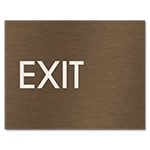 "Exit" Egress Sign - CA Compliant