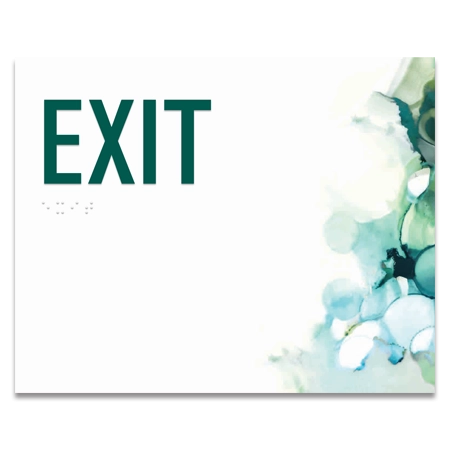 Exit Egress Sign - CA Compliant