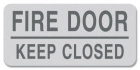 Fire Door - Keep Closed Label - 4 Pack