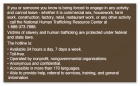 Human Trafficking Notice 3x5 Adhesive Maine New York