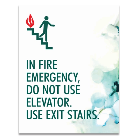 In Fire Emergency, Do Not Use Elevator