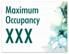 Maximum Occupancy Sign